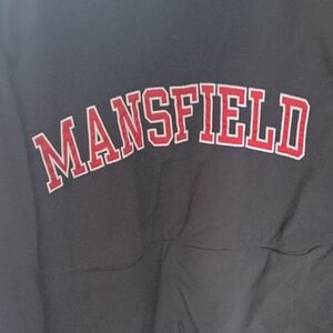 Ouray Black Windbreaker with Red Logo